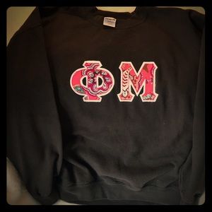 Phi Mu Letter Sweatshirt